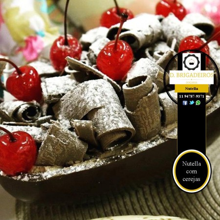 Ovo de Páscoa sabor Nutella com cerejas